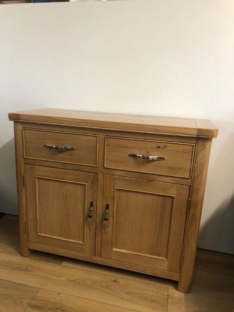 Picture of Stow Natural Oak 2 Door 2 Drawer Sideboard