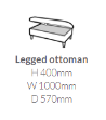 Picture of Ella Legged Ottoman 