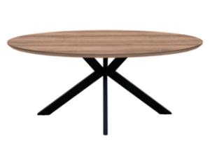 Picture of Manhattan 2.2m Fixed Oval Dining Table 