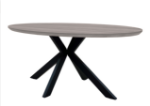 Picture of Manhattan 2.2m Fixed Oval Dining Table 