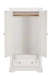 Picture of Mabel 2 Door 1 Drawer Wardrobe (White)