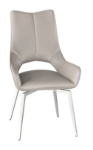 Picture of Spinello Leather Swivel Dining Chair