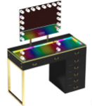 Picture of Chelsea Vanity Desk and mirror