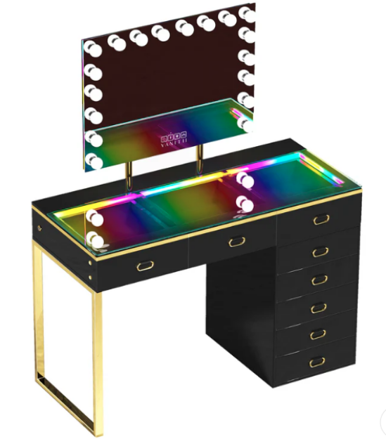 Picture of Chelsea Vanity Desk and mirror