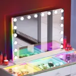 Picture of 20 Bulb Hollywood colour changing mirror